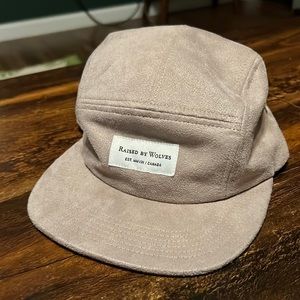 Raised By Wolves 5panel Suede Hat 